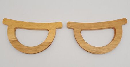 D Model Koyu Ahşap Çanta Sapı