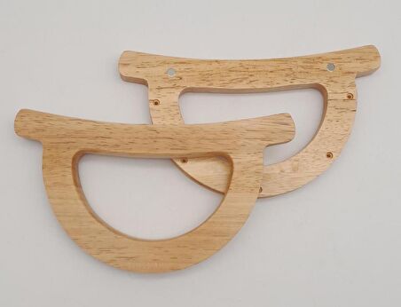 D Model Açık Ahşap Çanta Sapı