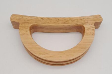 D Model Açık Ahşap Çanta Sapı