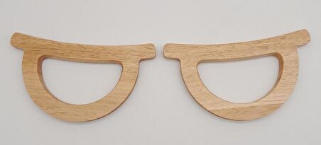 D Model Açık Ahşap Çanta Sapı