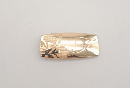 Etamin Desen Light Gold Plaka Süs