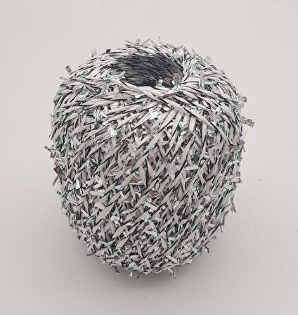 Confetti Kağıt İp Beyaz Gri Renk