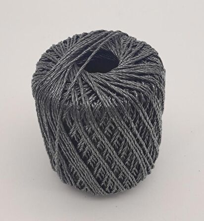 Trio Simli Antrasit Renk İp