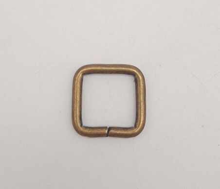 Antik Renk 2 Cm Kare Halka