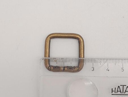 Antik Renk 2 Cm Kare Halka