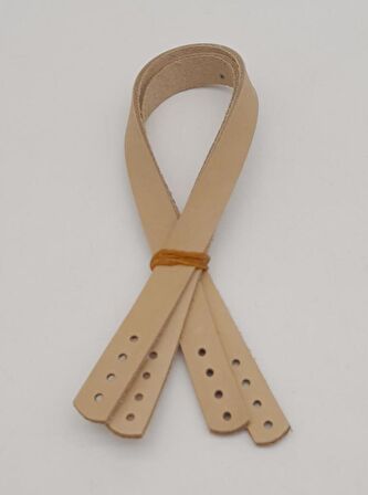 Gerçek Deri 35X1.2 Cm Ham Doğal Renk Çanta Sapı