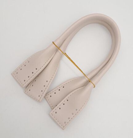 Suni Deri Pelikan Model Kısa Çanta Sapı Bej Renk