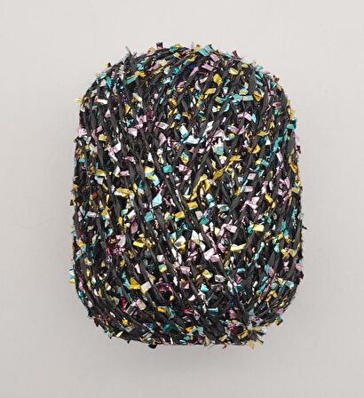 Confetti Kağıt İp Siyah Renkli