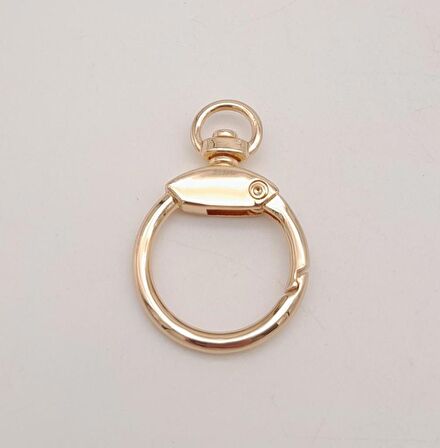 Gövdeli Relaks Yaylı Halka Light Gold Renk