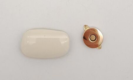 Krem Renkli Light Gold Mıknatıslı Kilit