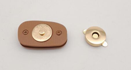 Taba Renkli Light Gold Mıknatıslı Kilit