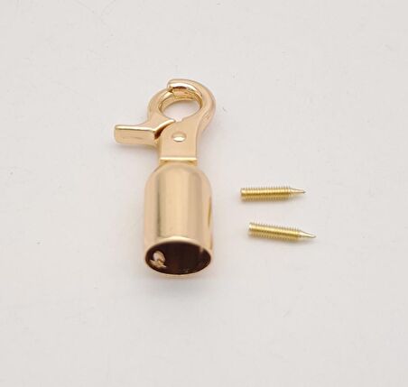 12 mm Light Gold Renk Kancalı Kovan 1 Adet