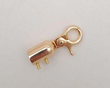 12 mm Light Gold Renk Kancalı Kovan 1 Adet
