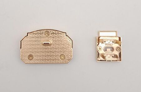 Light Gold Vizon Renk Mat Akrilikli Kilit