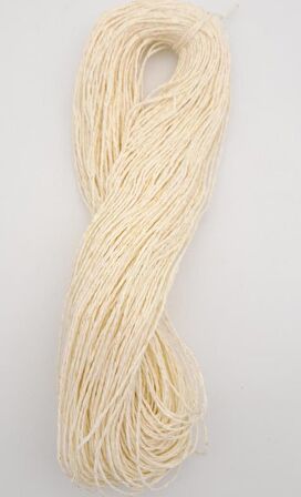 Simli Kağıt İp Krem Renk 350 gr