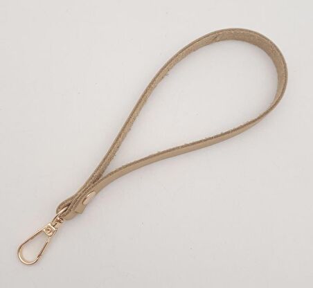 Gerçek Deri Ham Doğal Renk Elcik Light Gold Metalli