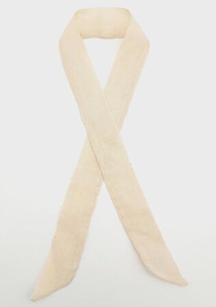 İpek Çanta Fuları Bej Renk