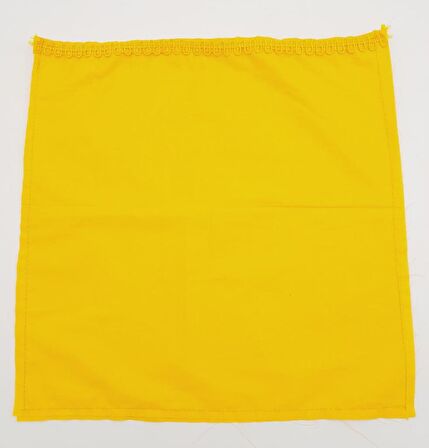 38x38 cm Fermuarsız Dikilmiş Astar Sarı