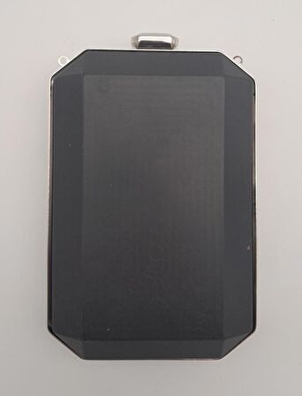 Abiye Çanta Kalıbı Dik Model Gümüş Metalli