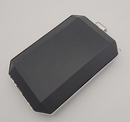 Abiye Çanta Kalıbı Dik Model Gümüş Metalli