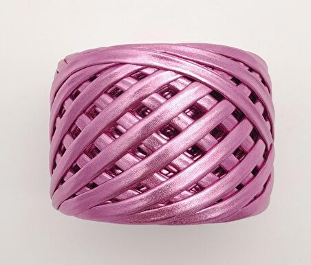 Pembe Renk Metalik İp