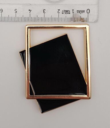 Light Gold Çerçeve Model Siyah Renk Mıknatıslı Kilit