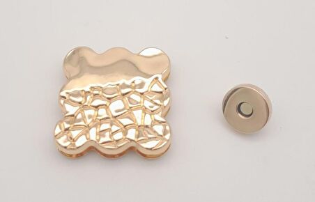 Light Gold Renk 4.5 cm Mıknatıslı Kilit