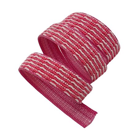 3 cm Polyester Kolon Fuşya Pembe 1 Metre