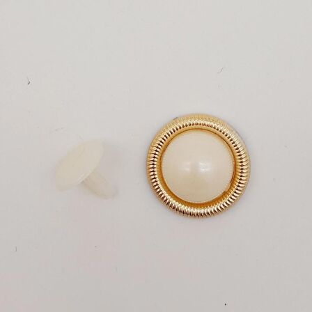 Plastik İnci Model Süs Light Gold Renk