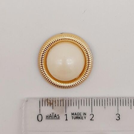Plastik İnci Model Süs Light Gold Renk