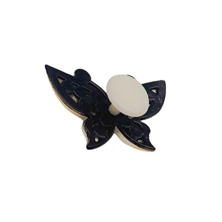 Plastik Kelebek Süs Light Gold Renk