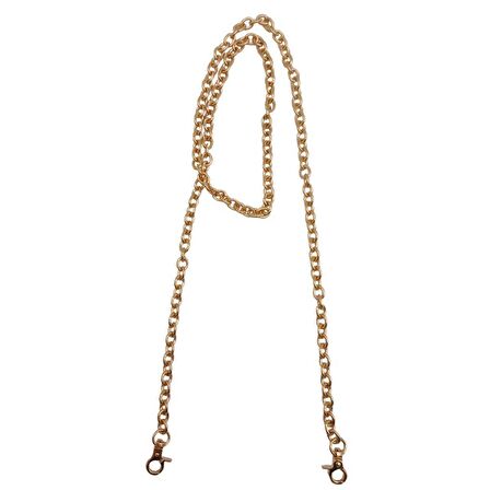 100 cm Light Gold Renk Kancalı Çanta Zinciri No:2