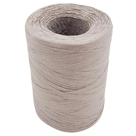 100 gr İthal Bambu Natural Soft Rafya Açık Gri Renk No:D82