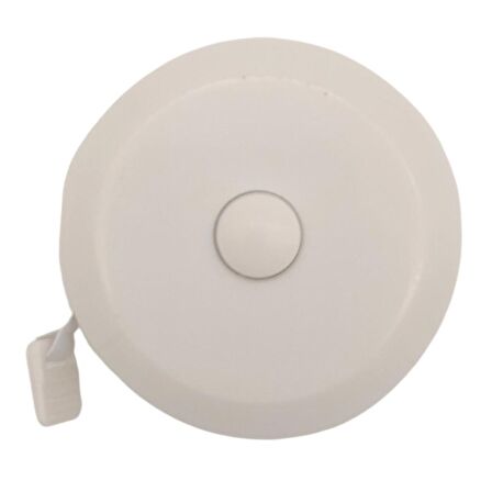 Angel Çanta Aksesuar 150 cm Çek Bırak Metre Mezura Beyaz Renk