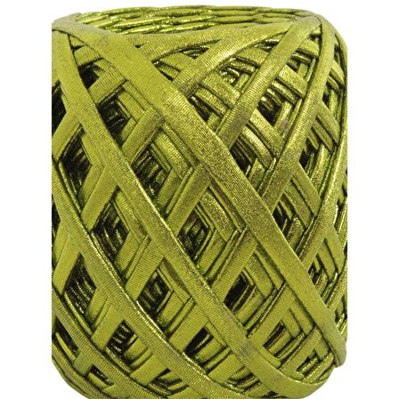 Yarnia Metalik İp Limon Yeşili Renk