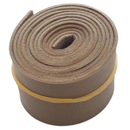 4 cm Şerit Suni Deri Vizon Renk 1 metre