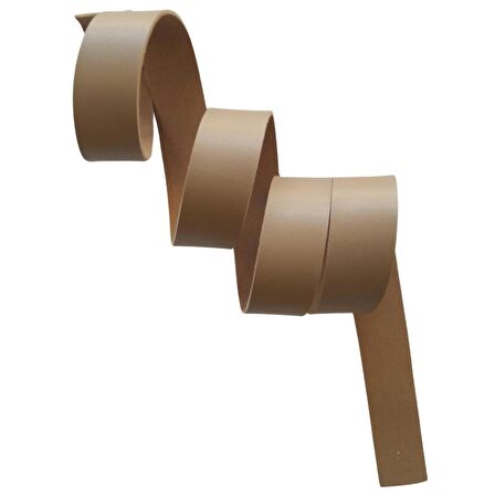 3 cm Şerit Suni Deri Vizon Renk 1 metre