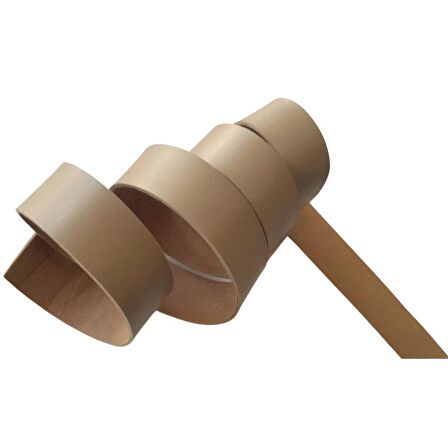 3 cm Şerit Suni Deri Vizon Renk 1 metre