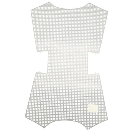 Kelebek Model Plastik Kanvas Beyaz Renk