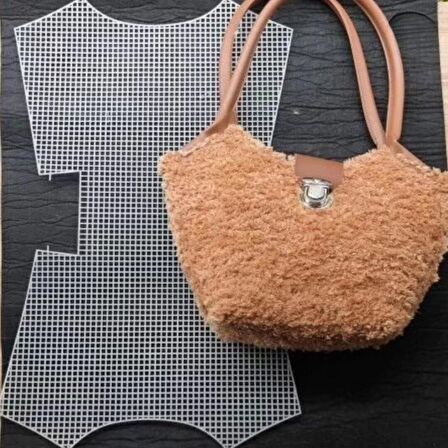 Kelebek Model Plastik Kanvas Beyaz Renk