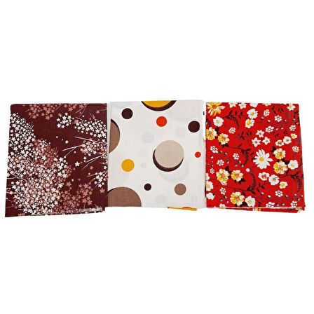 60x35 cm Pamuklu Astarlık Kumaş Set:09