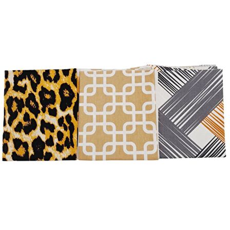 60x35 cm Pamuklu Astarlık Kumaş Set:10