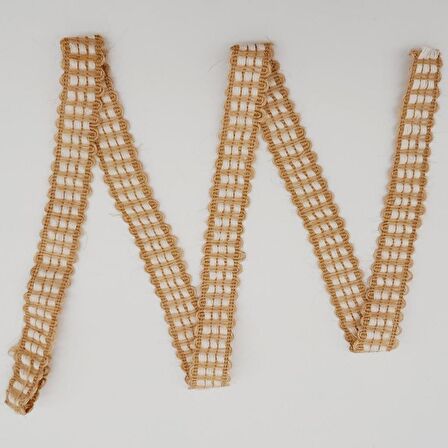 2.5 cm Jüt Şerit Süs 1 metre No:17
