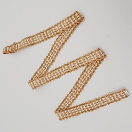 2.5 cm Jüt Şerit Süs 1 metre No:17