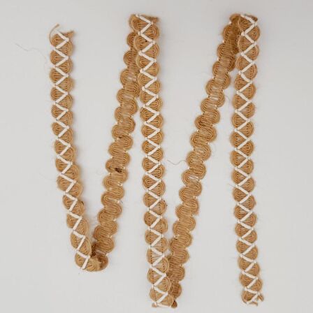 1.7 cm Jüt Şerit Süs 1 metre No:18