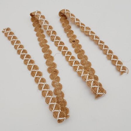 1.7 cm Jüt Şerit Süs 1 metre No:18