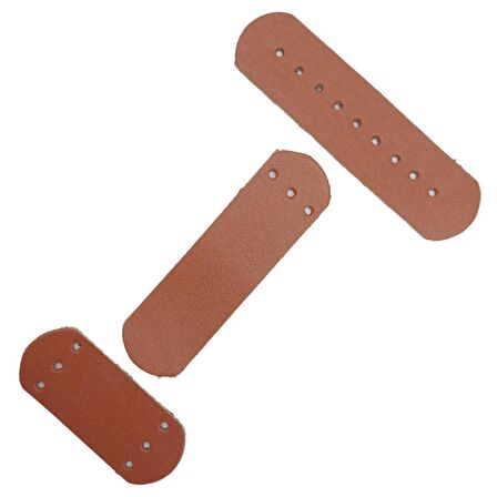 Gerçek Deri Kilit Set Taba Renk