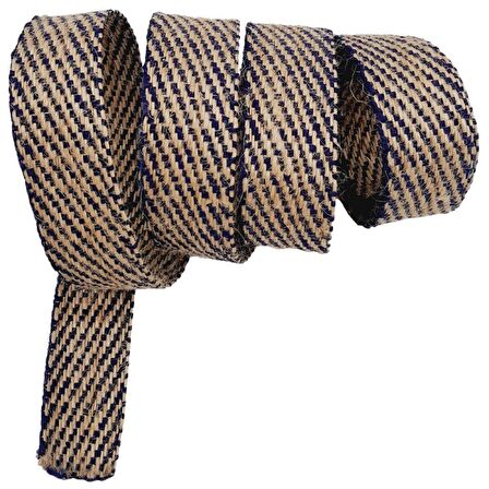 3.5 cm Jüt Kolon Lacivert Renk 1 metre