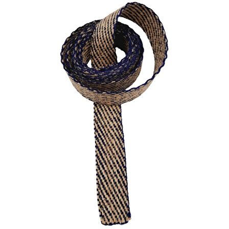 3.5 cm Jüt Kolon Lacivert Renk 1 metre