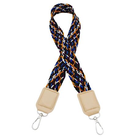 Ledi Supra Örgü Model Bej Renk Derili Çanta Sapı Gümüş Metalli